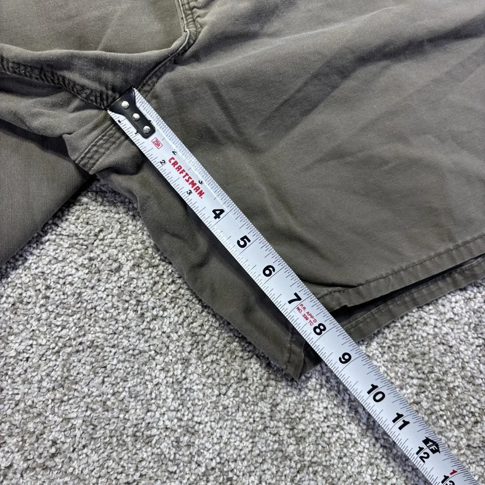 Carhartt Cargo Shorts Mens 44 Brown Canvas Work Relaxed Fit Utility 8 Inseam